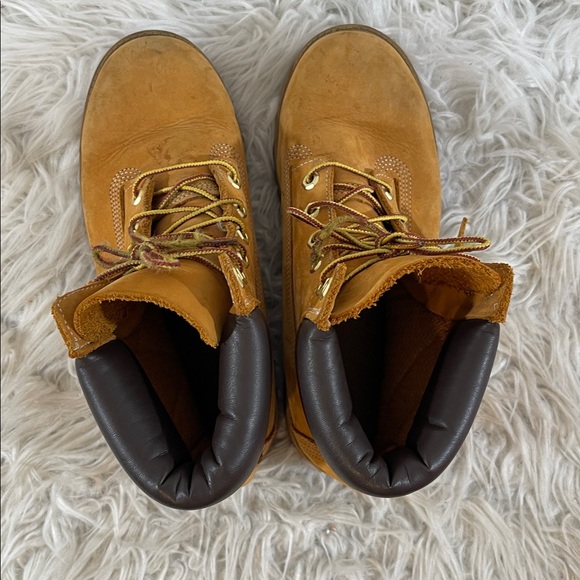 TIMBERLAND Premium 6-Inch Waterproof Boot in Yellow Size Mens 7 (Womens 9) - Picture 6 of 12